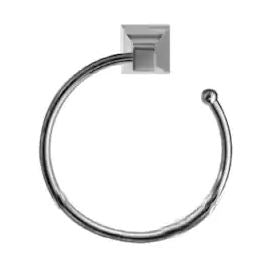 Town Square 7" Towel Ring in Satin Nickel
