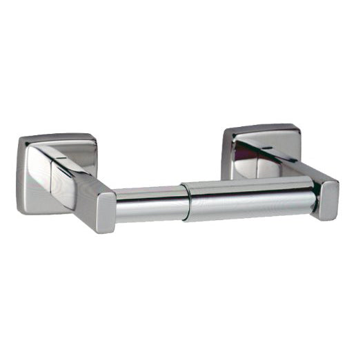 Single-Roll Toilet Paper Dispenser In Satin