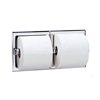 Recessed Toilet Paper Dispenser In Stainless
