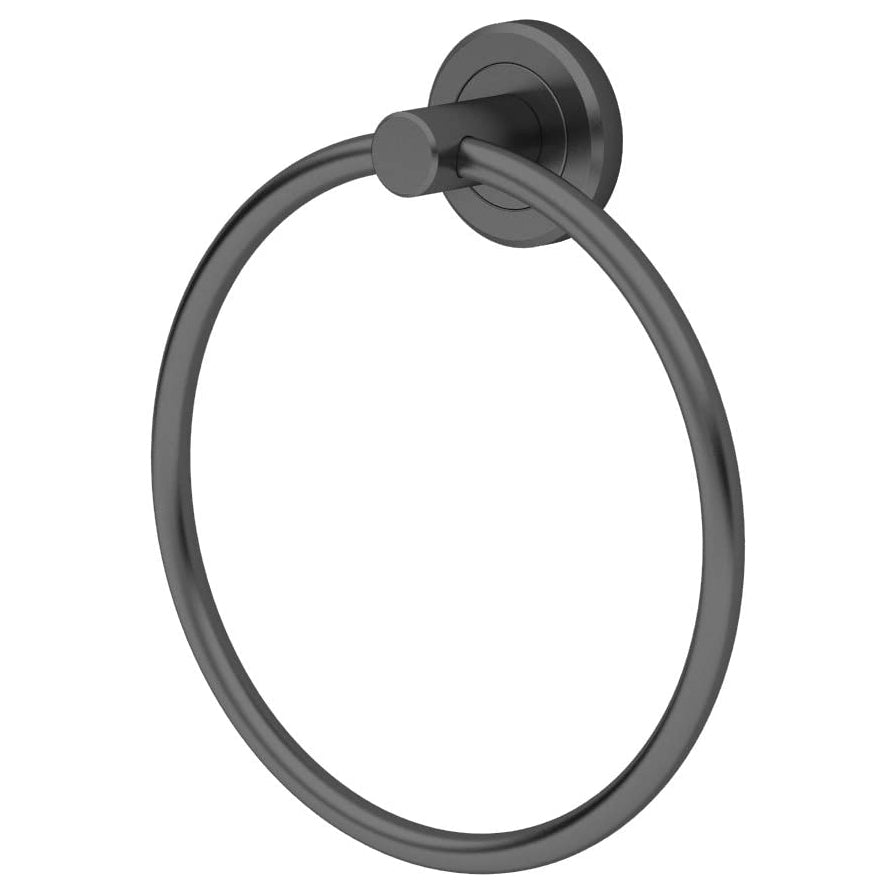 TOWEL RING 4242MX MATTE BLK LATITUDE2