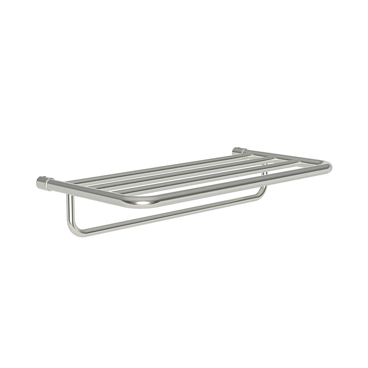 20" Hotel Towel Shelf Only w/Towel Bar in Polished Nickel