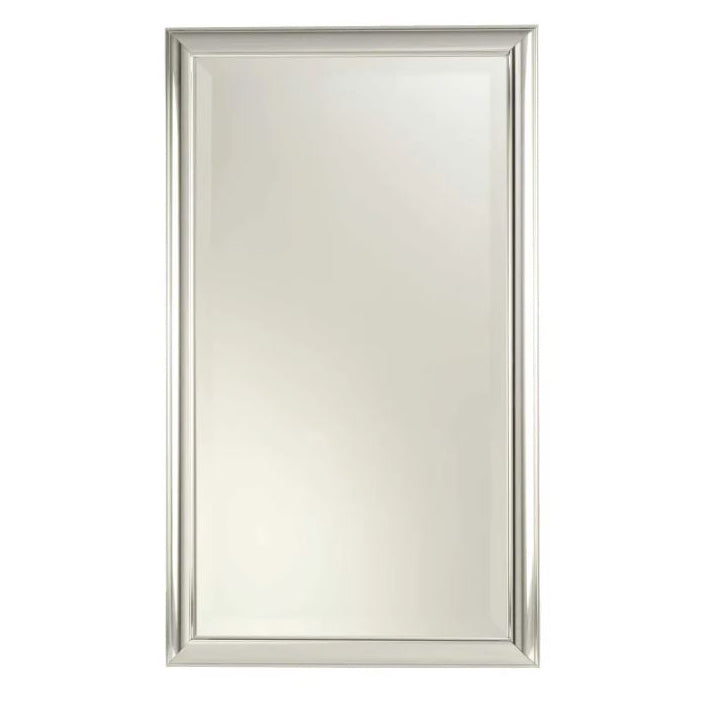 Quattro Beveled Mirror Framed 23x39 Polished Chrome