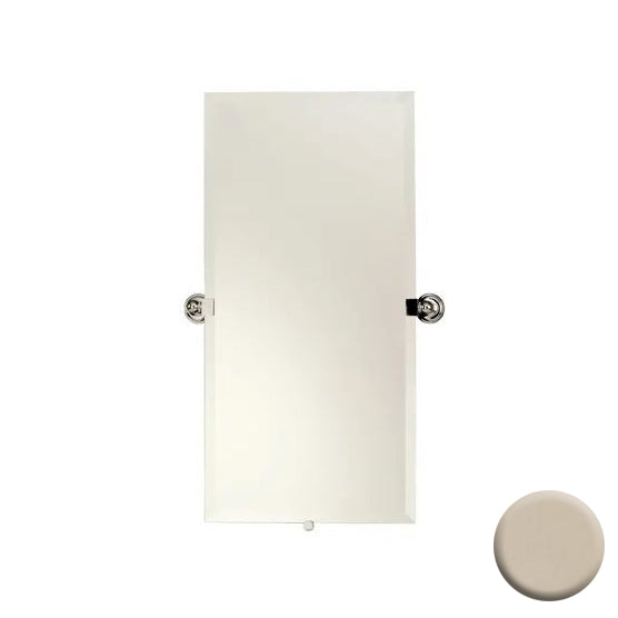 London Terrace 2-Position Tilt Beveled Mirror Frameless 20x36 Polished Nickel