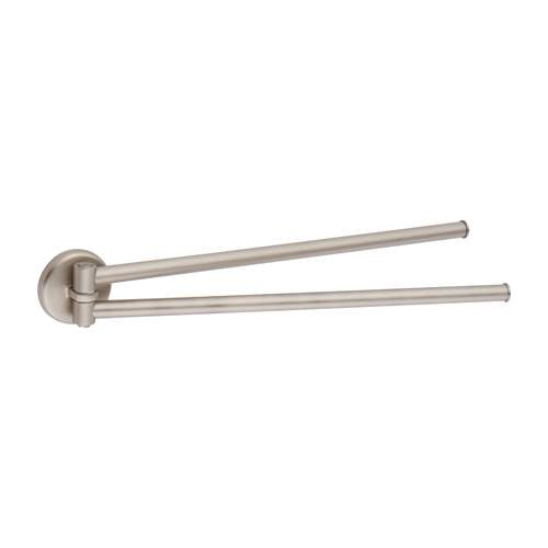 TOWEL BAR 0322-16/SN DBL SWING, HOTELIER COLLECTION