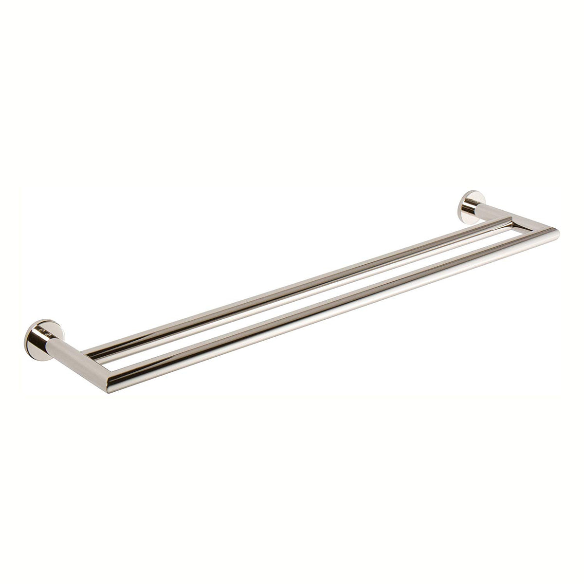 Kubic 24" Double Towel Bar in Polished Nickel