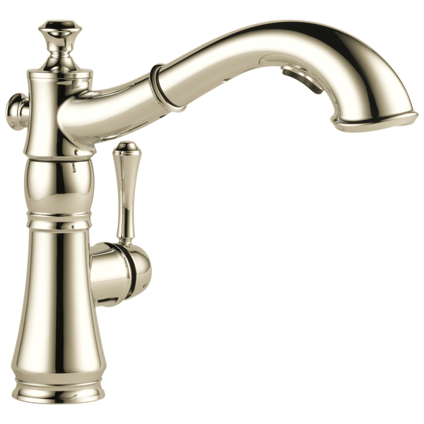 Cassidy 1-Handle Pull-Out Spray Kitchen Faucet Polished Nickel