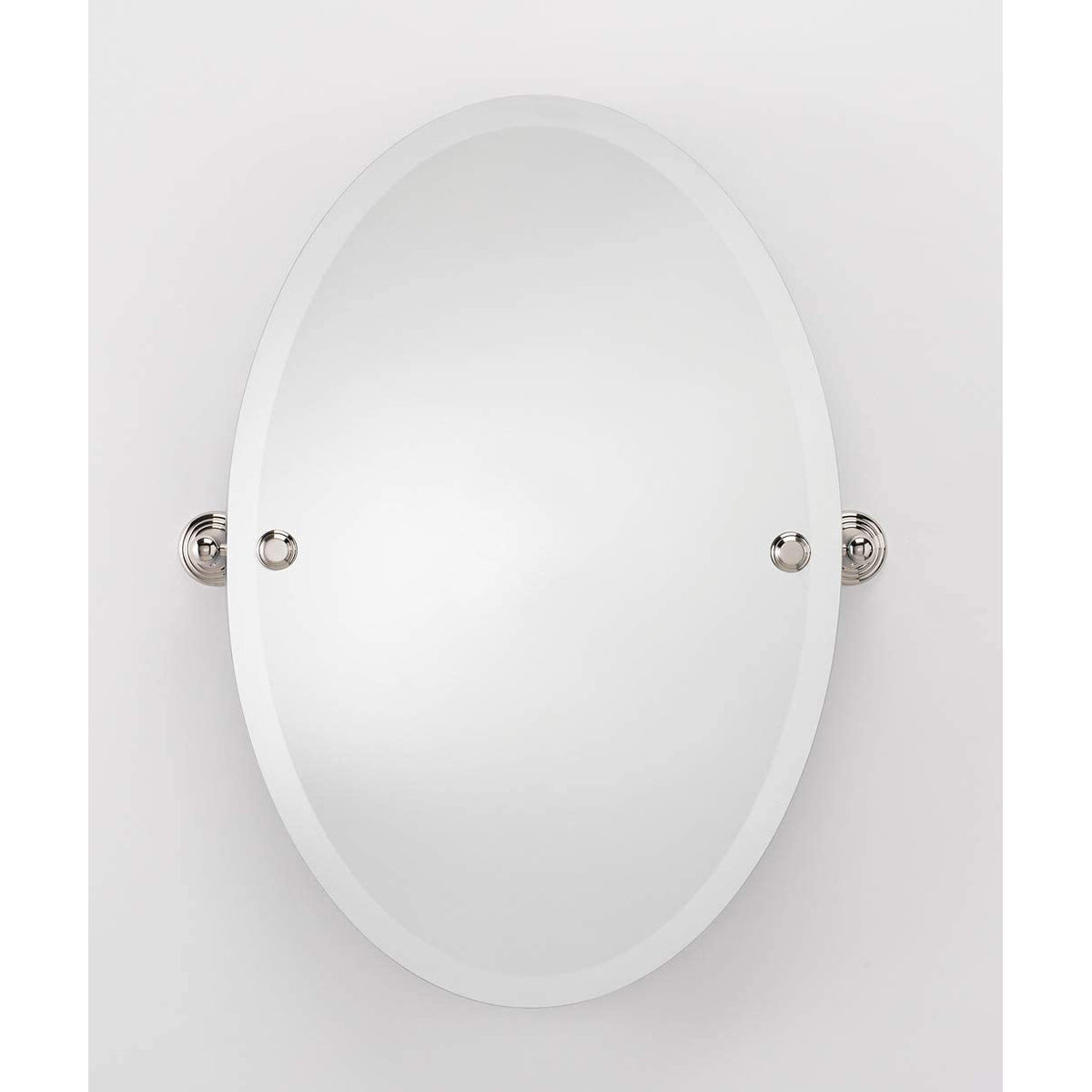 MIRROR 21X31 2131-OVL OVAL W/HOLES FOR BRACKETS (NOT INCL)