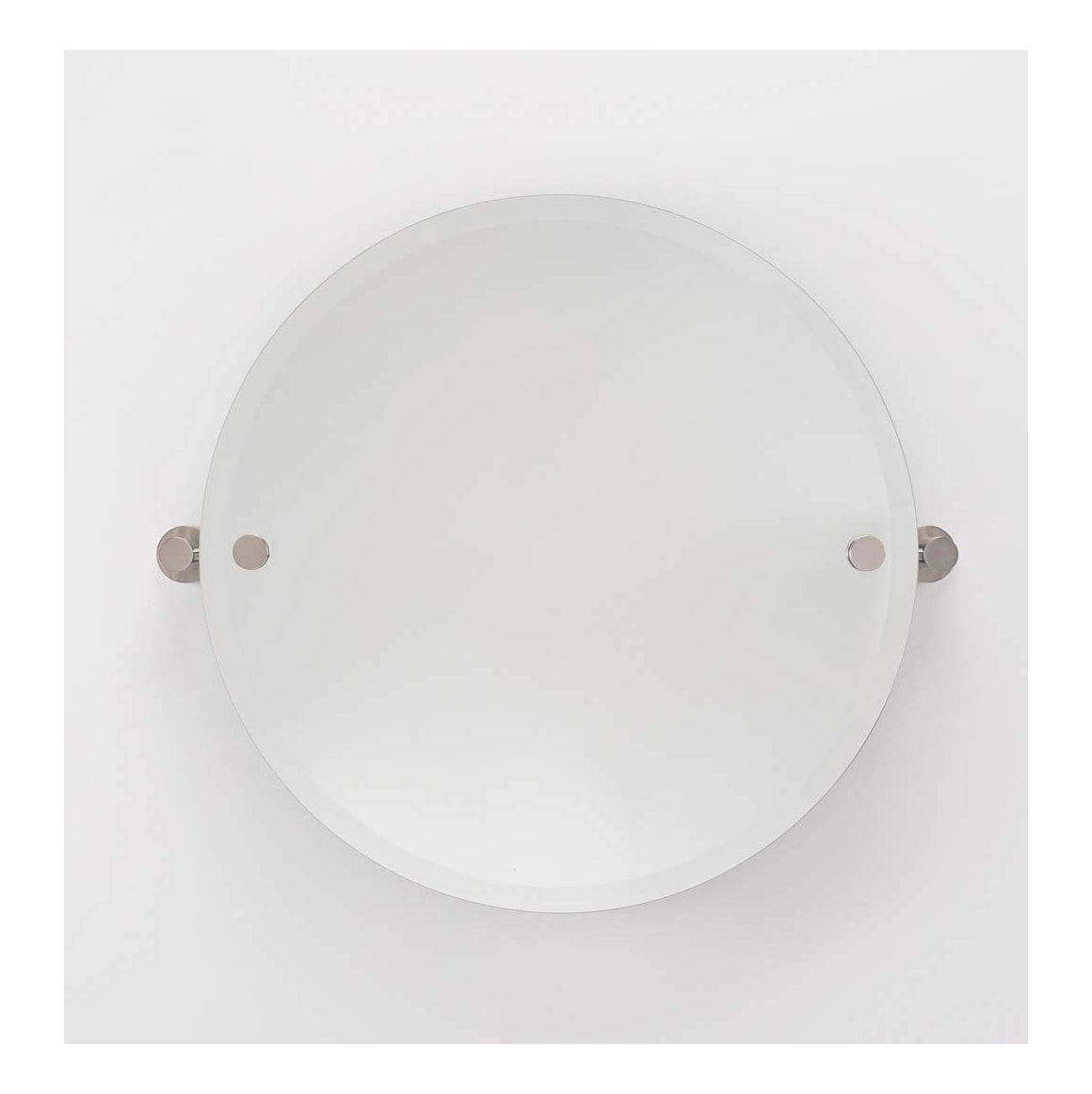 MIRROR 24X24 2424-RND ROUND W/HOLES FOR BRACKETS (NOT INCL)