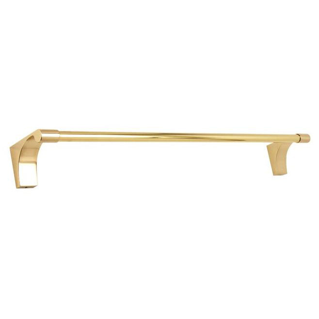 Luna 18" Towel Bar in Polished Brass/Nickel