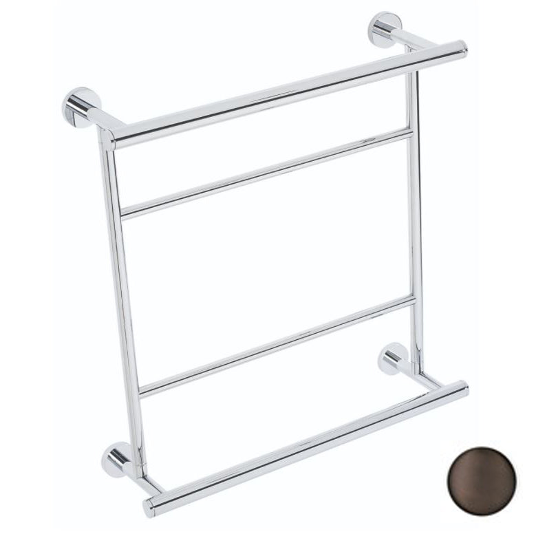 Contemporary I 18" Hospitality Towel Rack in Bronze