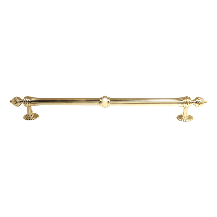 Ornate 18" Appliance Pull w/Polished Brass No Lacquer Finish