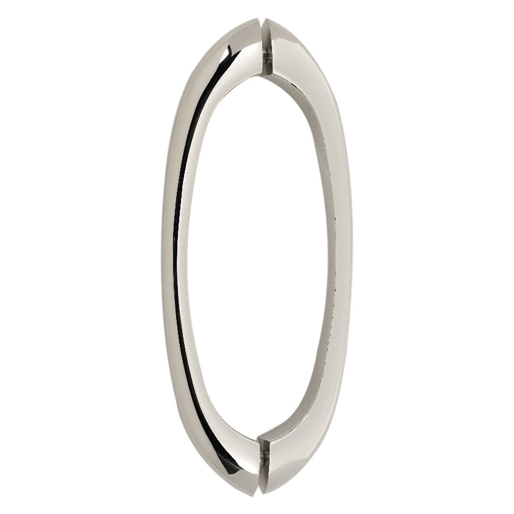 C855 8" Back-to-Back Pull w/Polished Nickel Finish