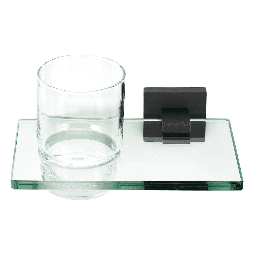 Contemporary II Tumbler Holder w/Tumbler in Matte Black