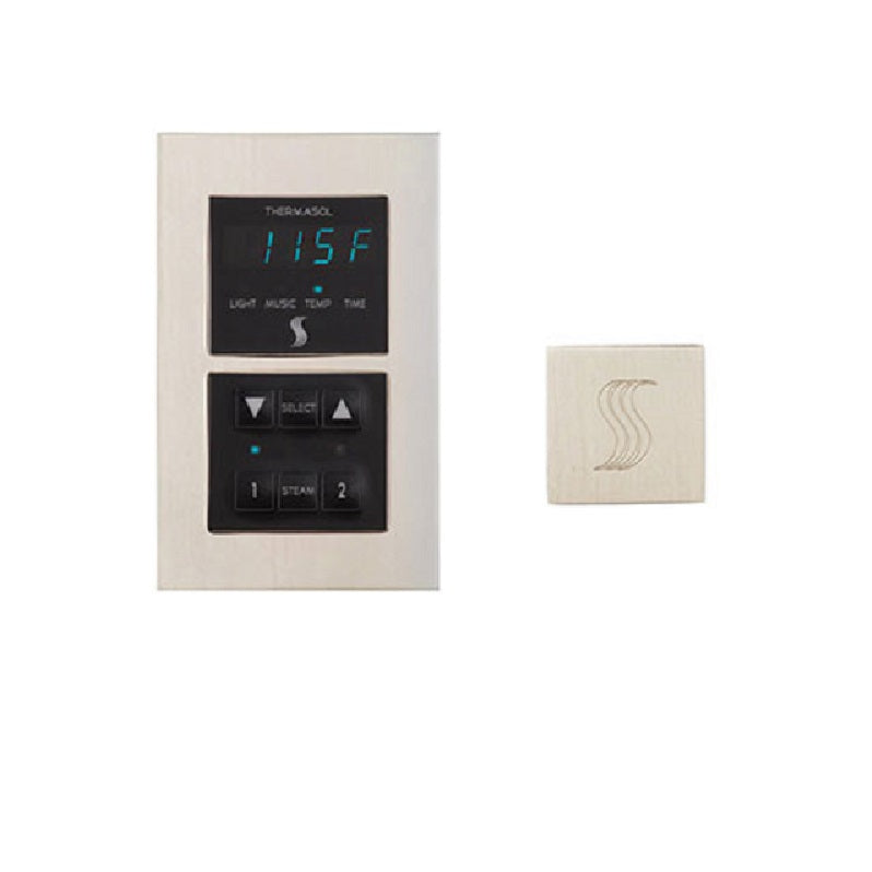 Signature Control Kit Square in Satin Nickel Less Generator