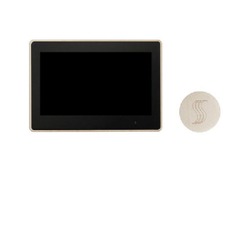 ThermaTouch 10" LCD Control Kit Round in Satin Nickel Less Generator