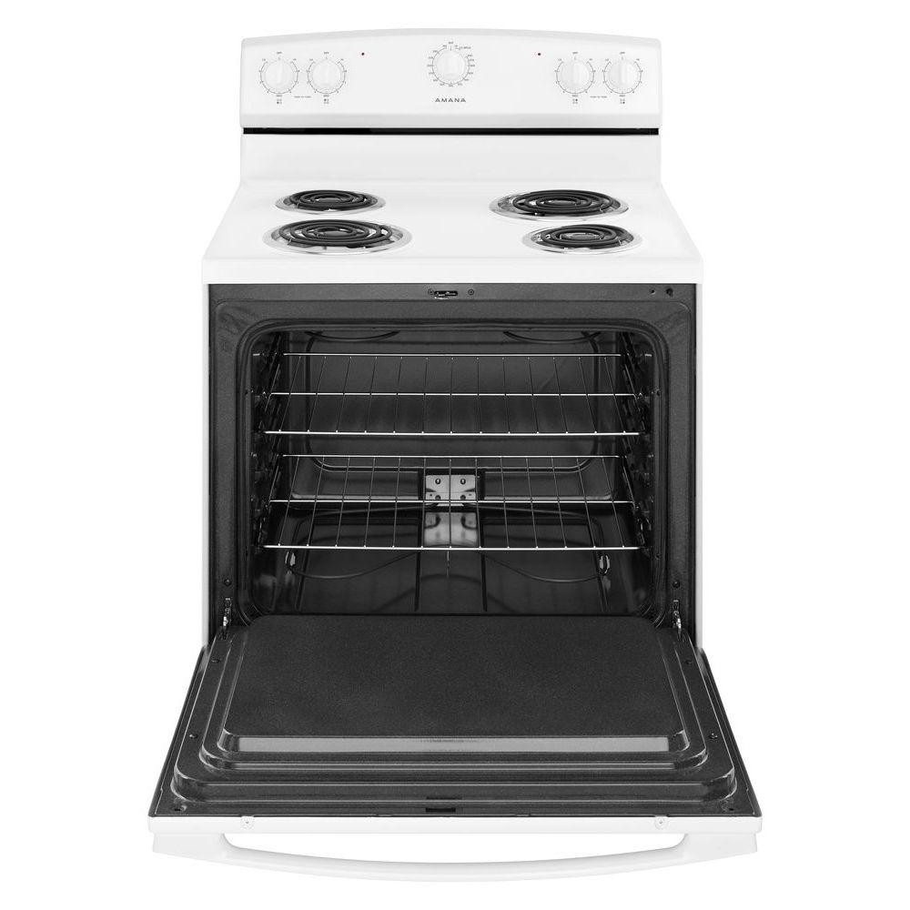 Amana 4.8 cu ft Electric Range in White