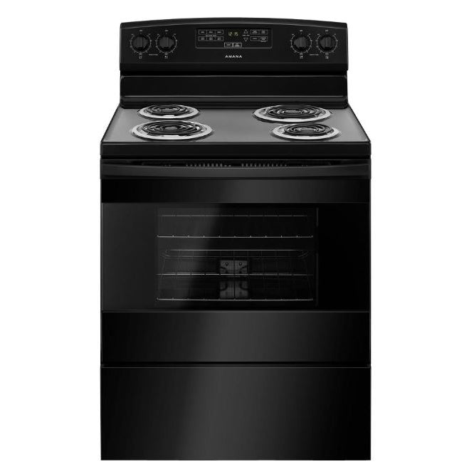 Amana 4.8 cu ft Electric Range in Black