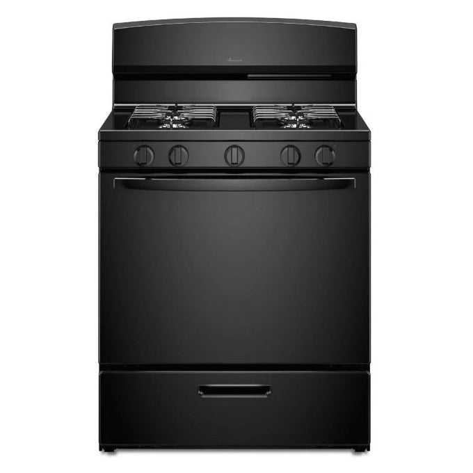 Amana 5.1 cu ft Gas Range in Black