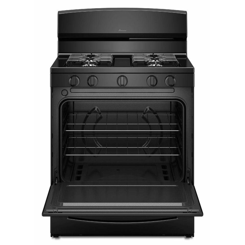 Amana 5.1 cu ft Gas Range in Black