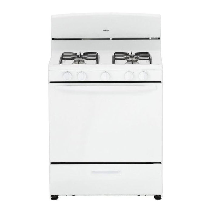 Amana 5.1 cu ft Gas Range in White