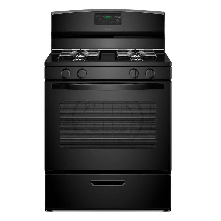 Amana 5.1 cu ft Gas Range in Black