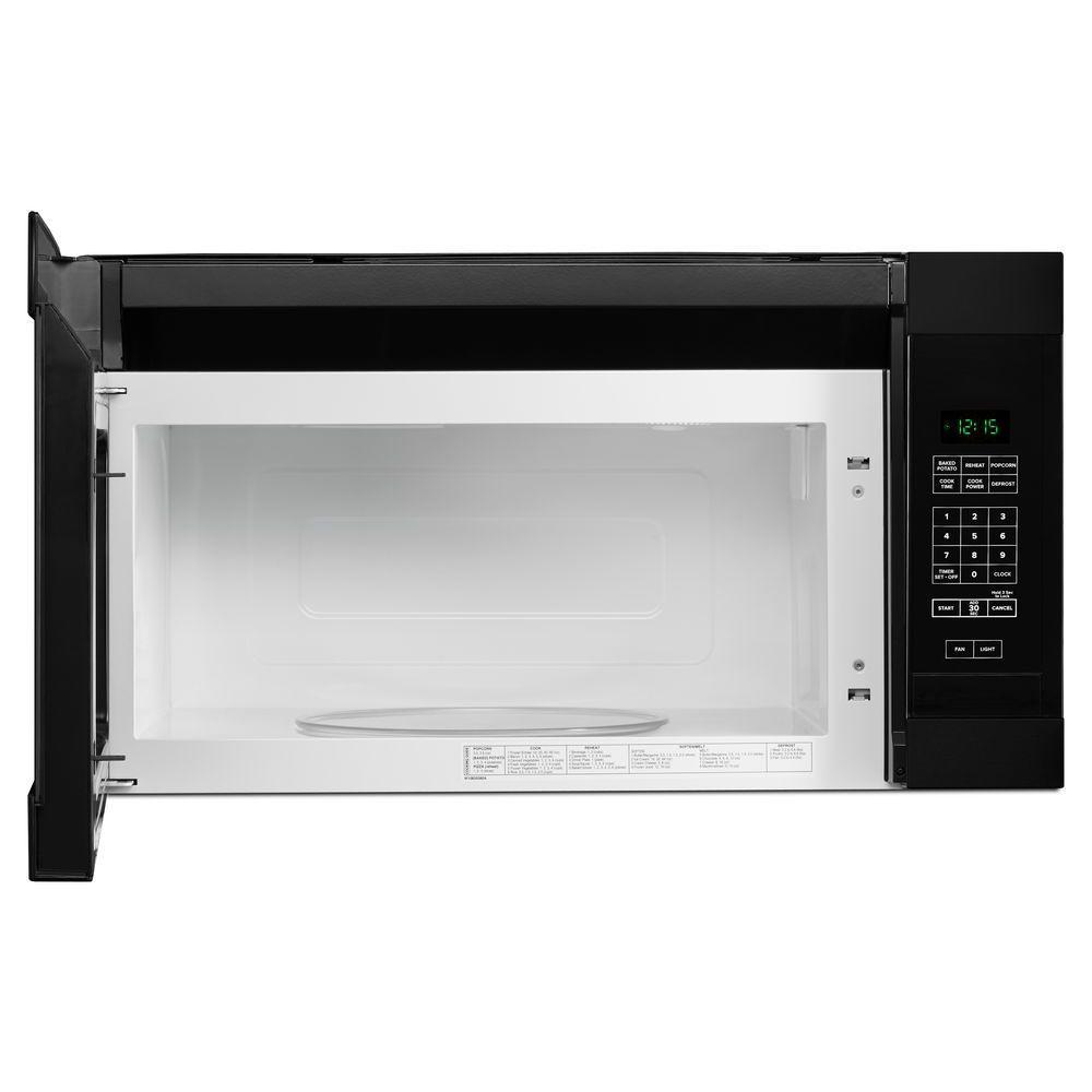Amana 1.6 cu ft Over the Range Microwave in Black