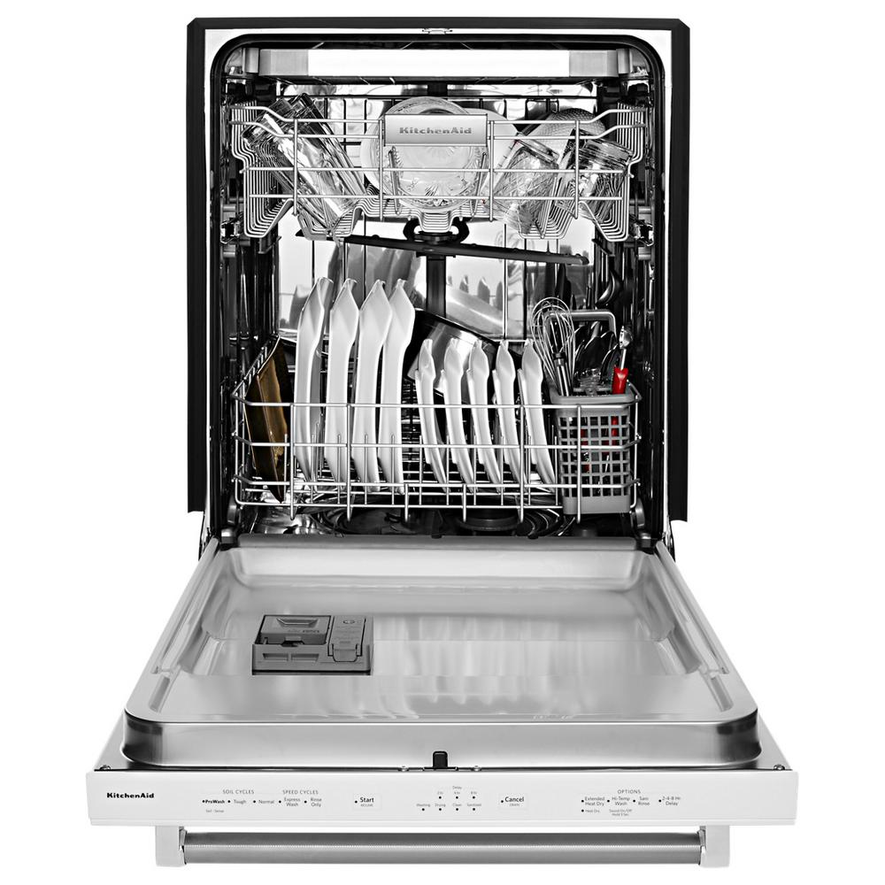 KitchenAid Tall Tub Dishwasher in White w/Third Level Rack