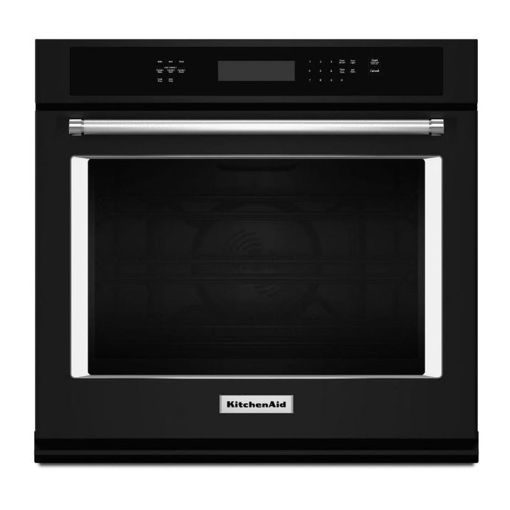 KitchenAid 30" Wall Oven w/Even Heat True Convection in Black