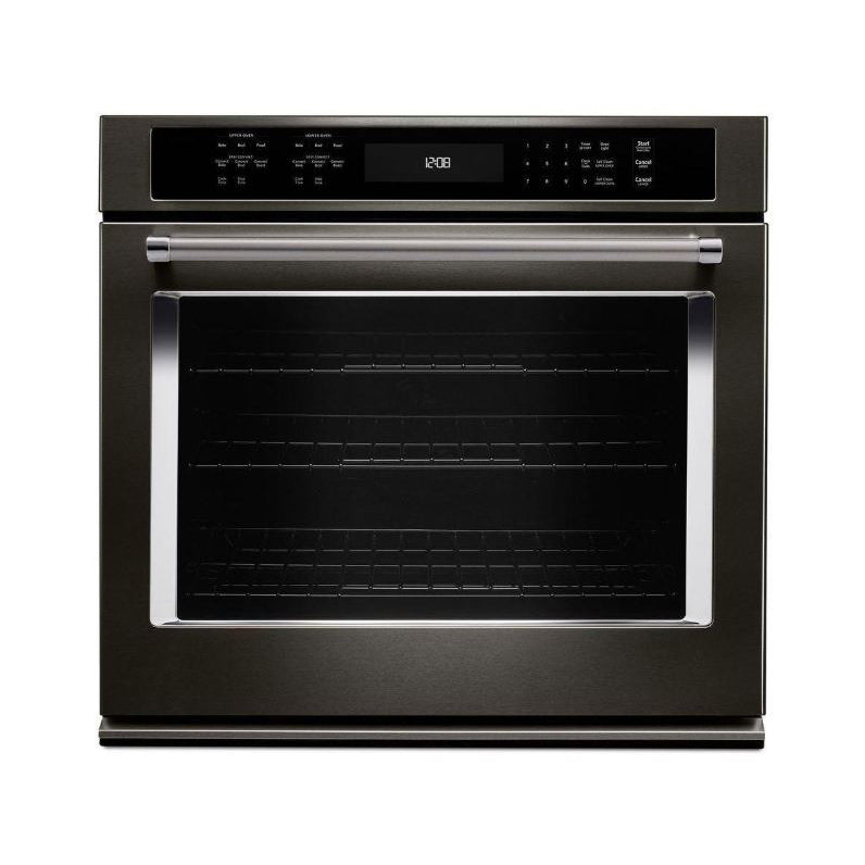 KitchenAid 30" Wall Oven w/Even Heat Convection in Black Stainless
