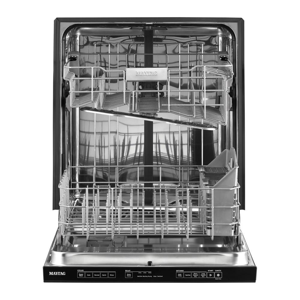 Maytag Top Control Powerful Dishwasher in Cast Iron Black