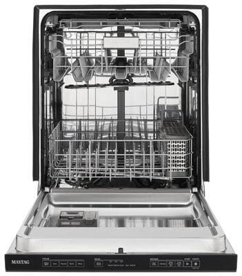 Maytag Dishwasher w/PowerDry & Third Level Rack in Black