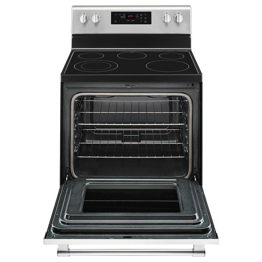 Maytag 30" Electric Range w/Shatterproof Cooktop in Stainless