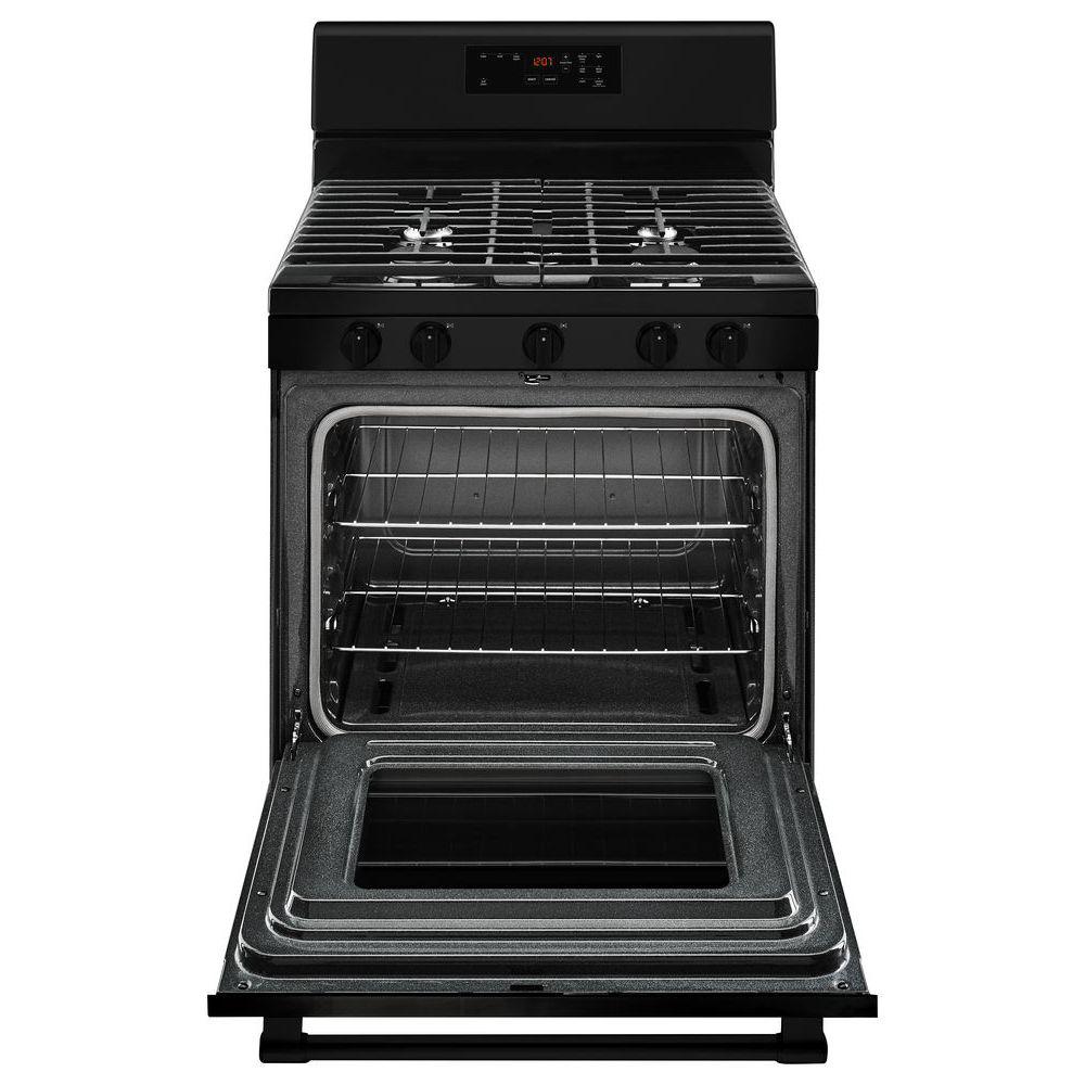 Maytag 30" Gas Range w/5th Oval Burner in Black