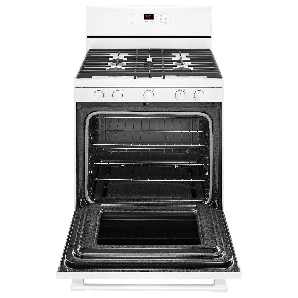 Maytag 30" Gas Range w/5th Oval Burner in White