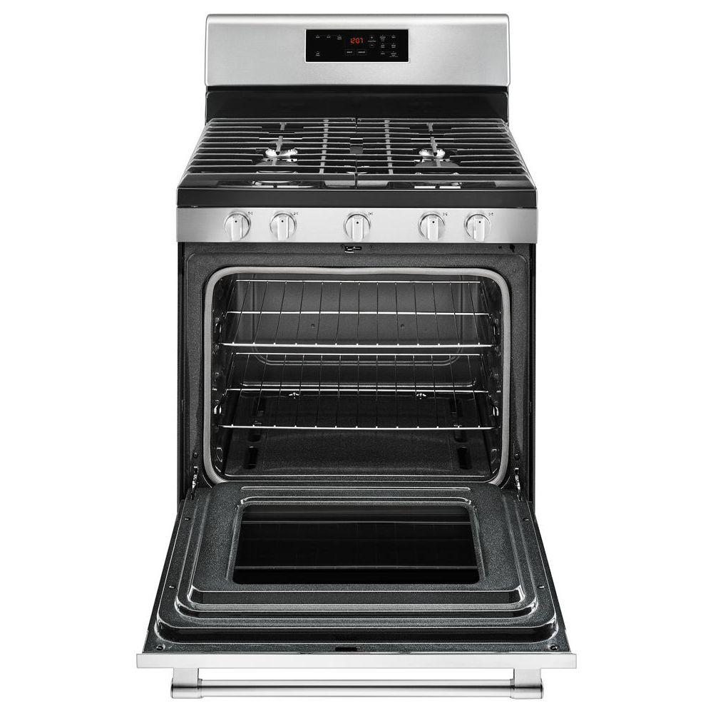 Maytag 30" Gas Range w/5th Oval Burner in Stainless Steel