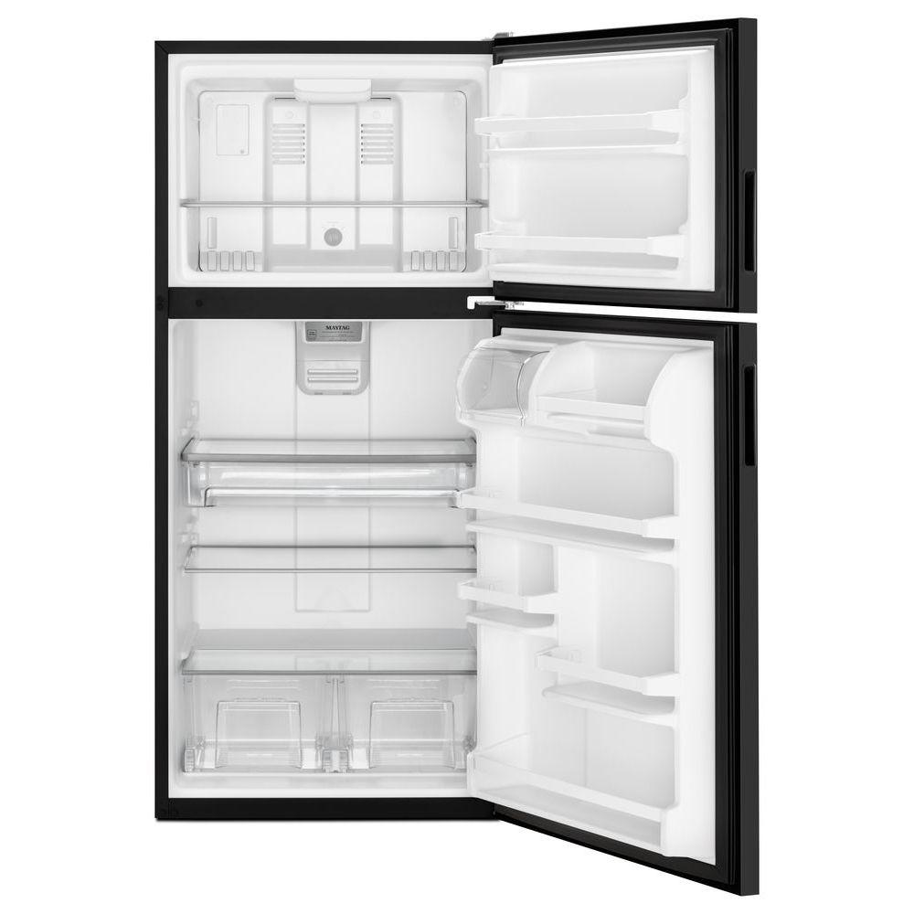 Maytag 30" Refrigerator w/Top Freezer in Black