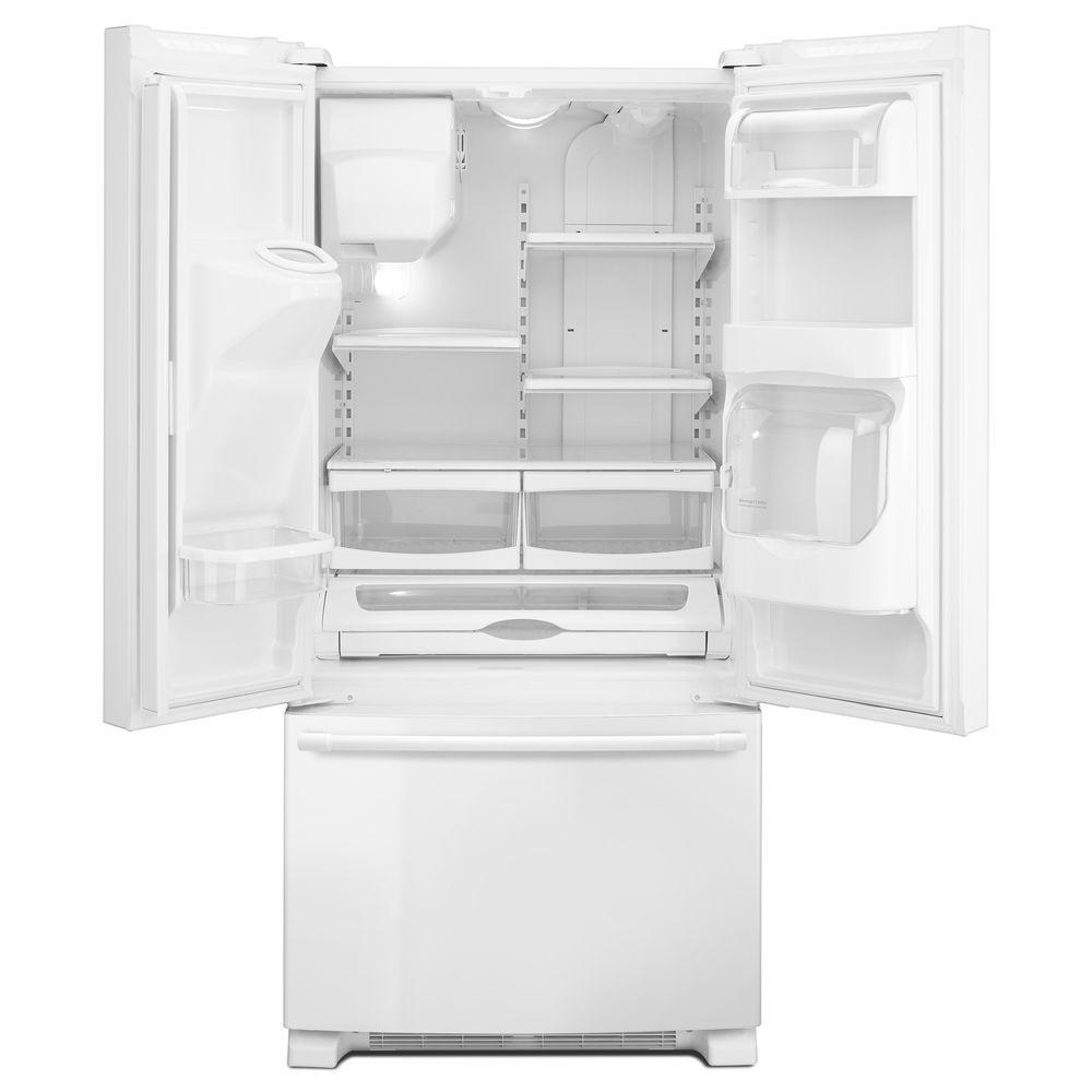 Maytag 33" 3 Door Refrigerator w/Beverage Chiller in White