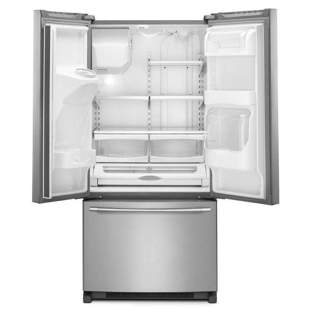 Maytag 33" 3 Door Refrigerator w/Beverage Chiller in Stainless