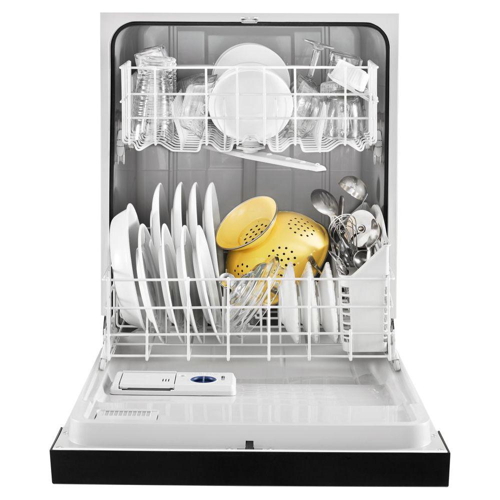 Whirlpool Heavy Duty Dishwasher w/1-Hour Wash Cycle in Black