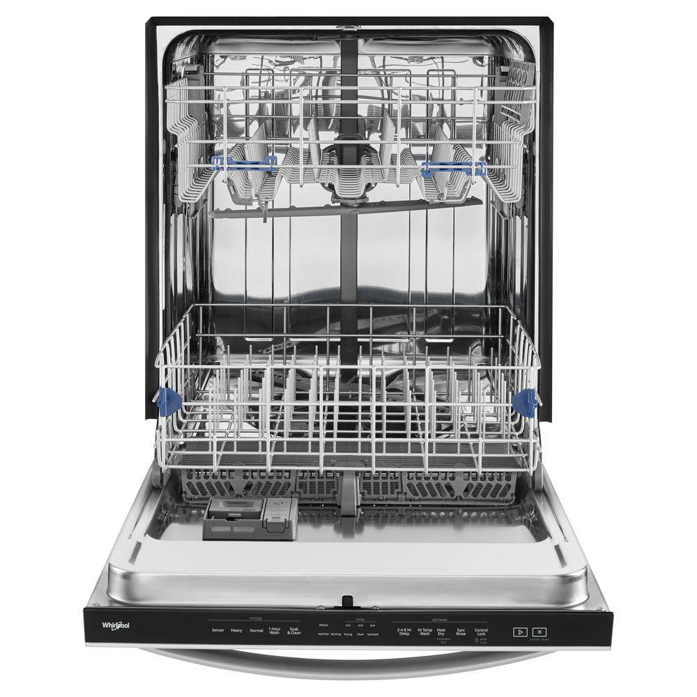 Whirlpool Dishwasher w/Total Coverage Spray in Black