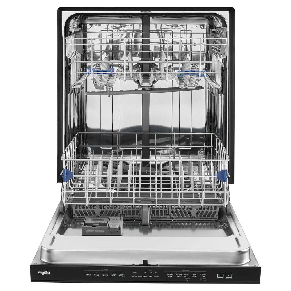Whirlpool Dishwasher w/Pocket Handle in Black