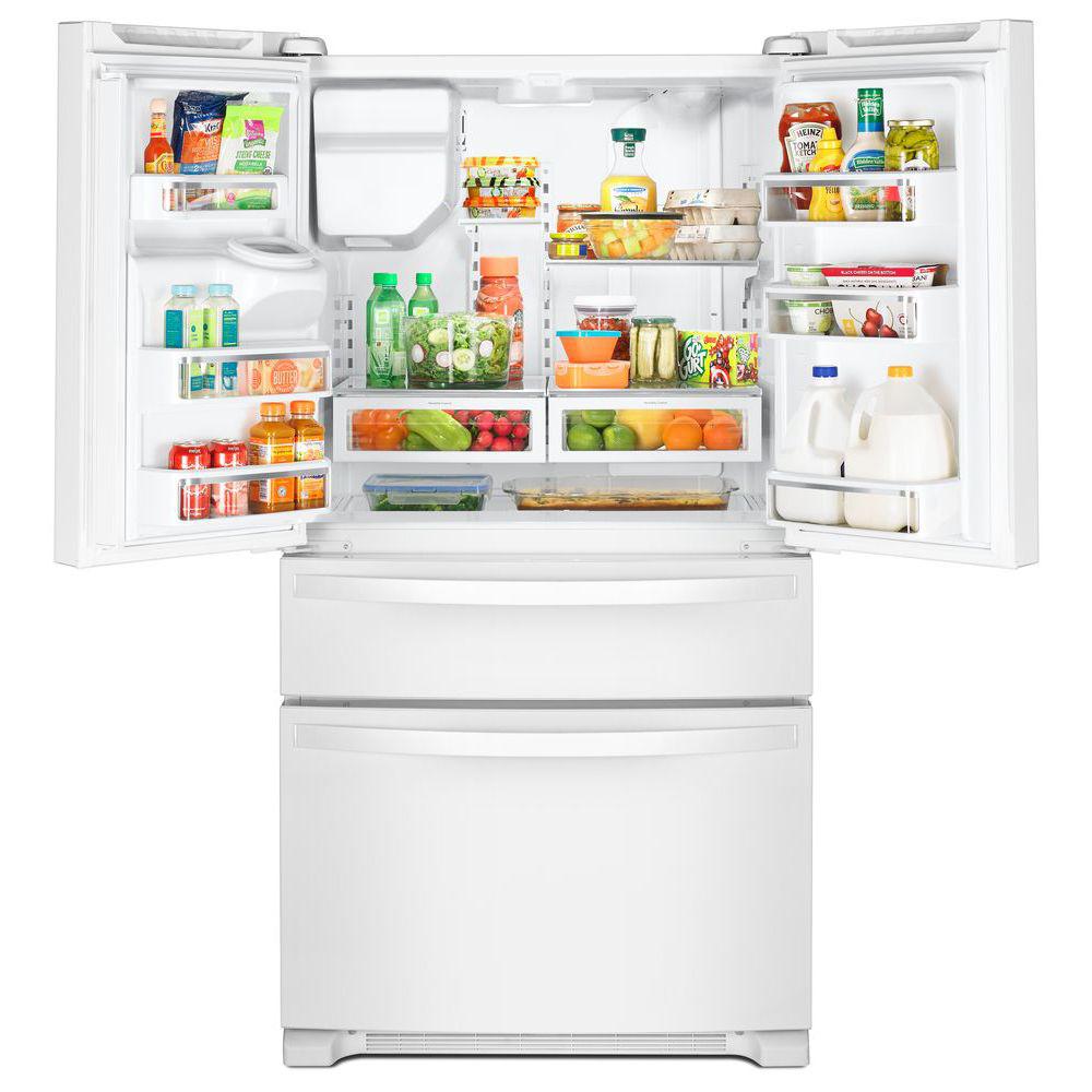 Whirlpool 36" Wide French Door Refrigerator in White
