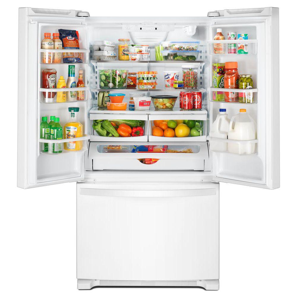 Whirlpool 36" Counter Depth French Door Refrigerator in White