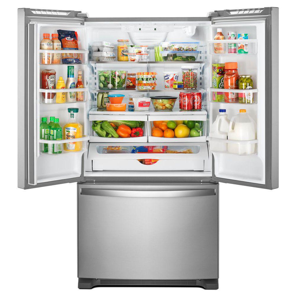 Whirlpool 36" Counter Depth French Door Refrigerator in Stainless