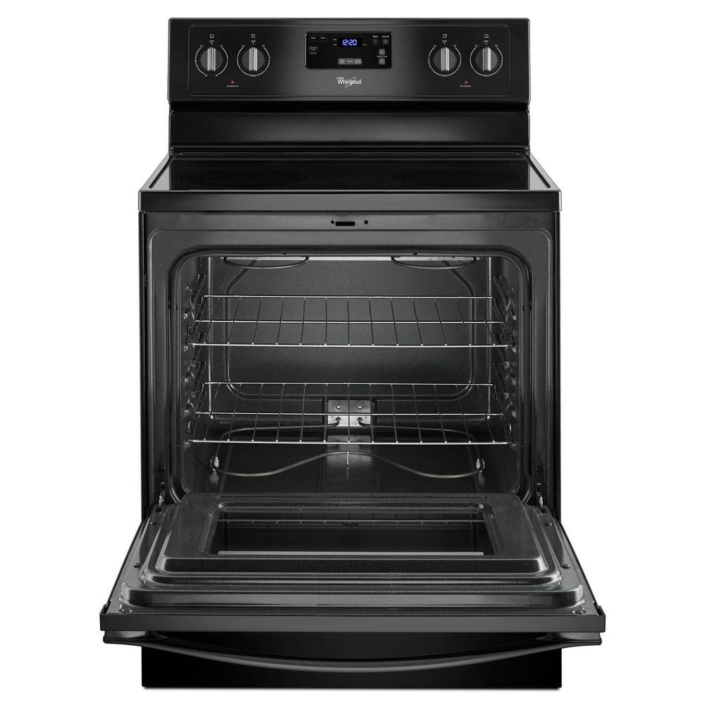Whirlpool Electric Range w/FlexHeat in Black