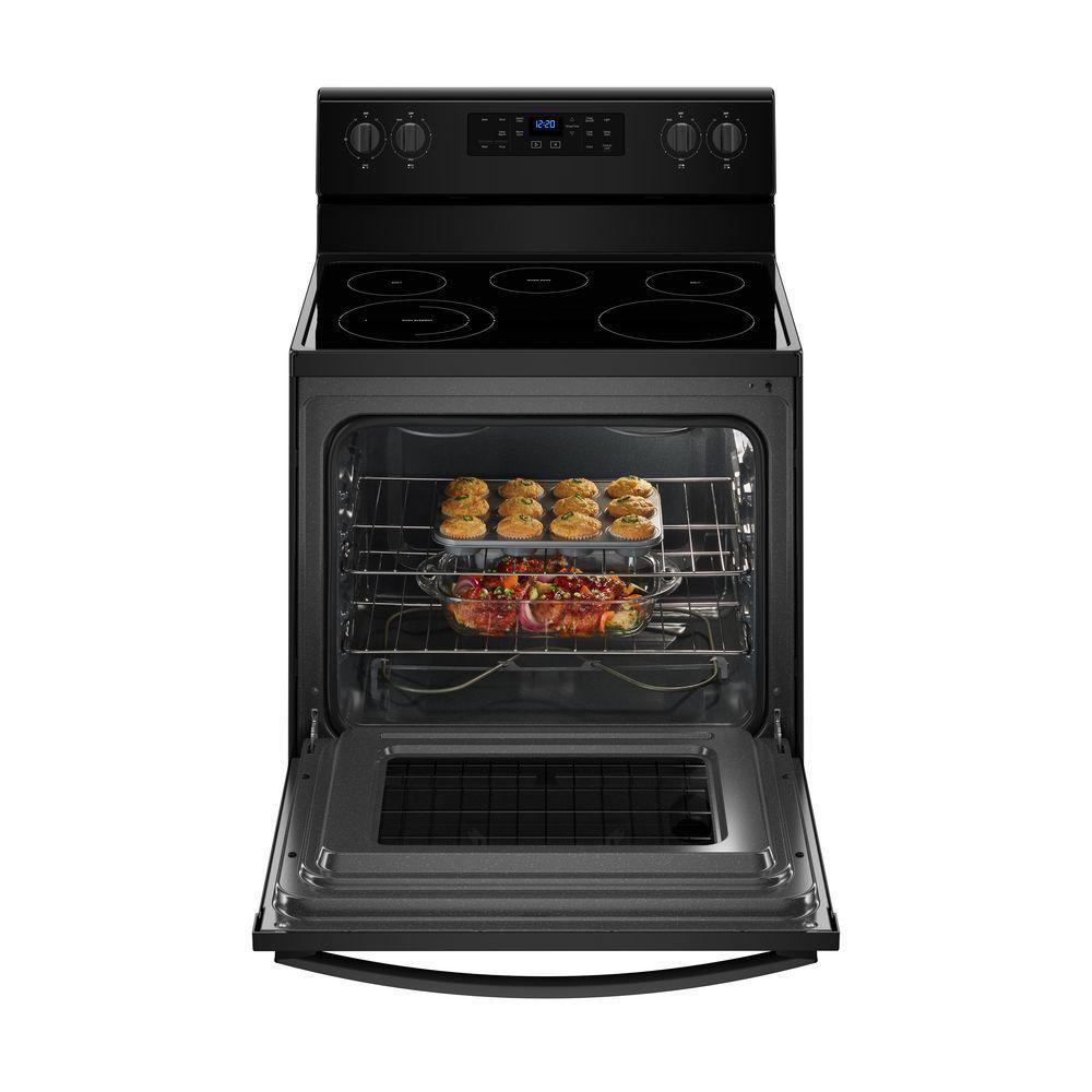 Whirlpool Electric Range w/5 Elements in Black