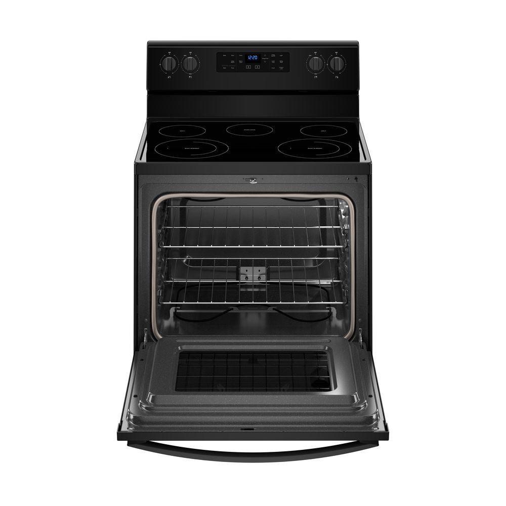 Whirlpool Electric Range w/Frozen Bake Technology in Black