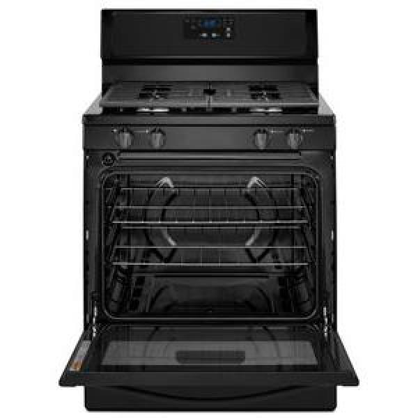 Whirlpool Gas Range w/Under-Oven Broiler in Black