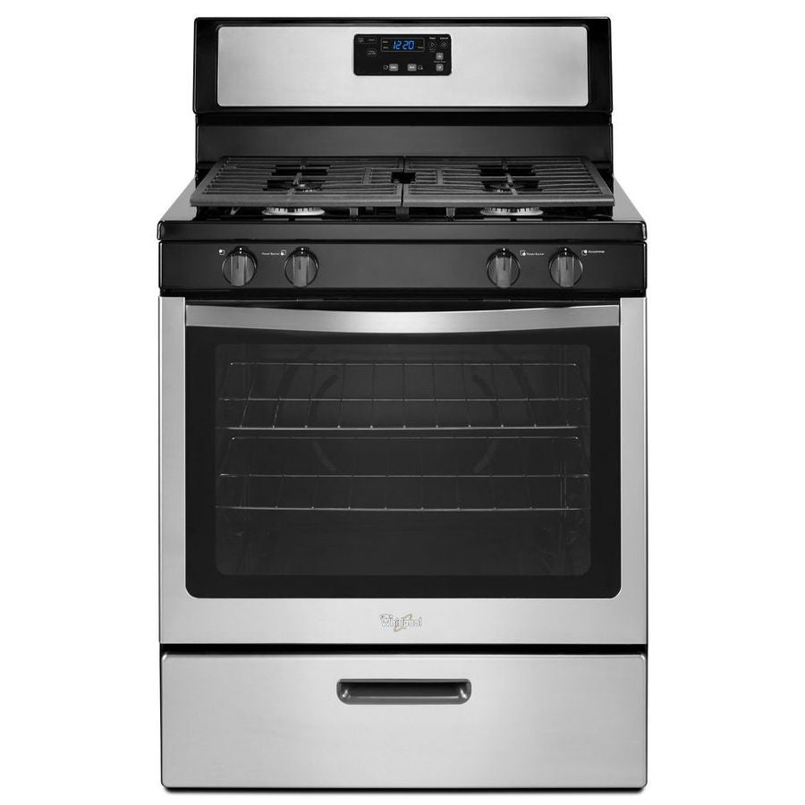 Whirlpool Gas Range w/Under-Oven Broiler in Stainless Steel