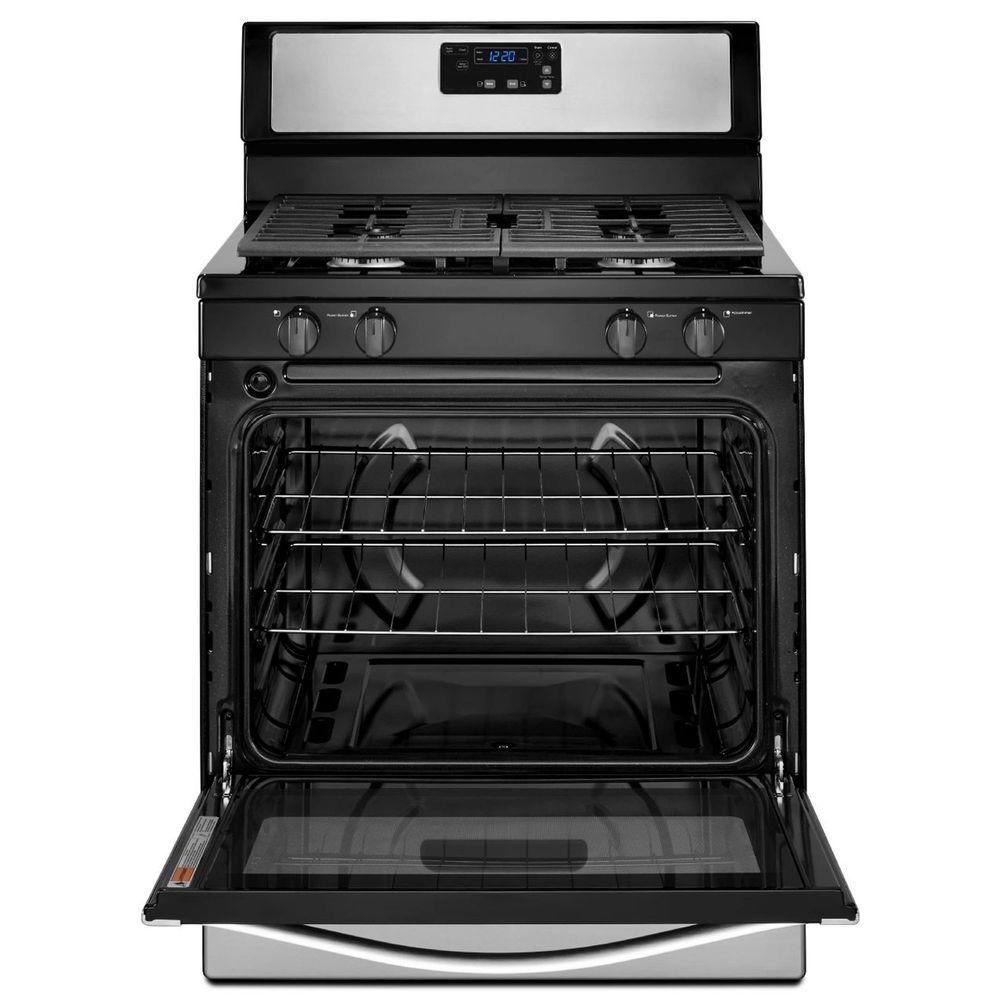 Whirlpool Gas Range w/Under-Oven Broiler in Stainless Steel